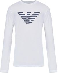 Emporio Armani - ロゴ ロングtシャツ - Lyst