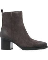 Michael Kors - 380Mm Block-Heel Suede Boots - Lyst