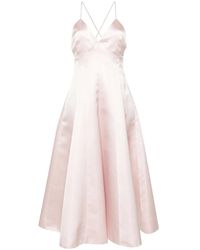 Philosophy Di Lorenzo Serafini - Vネック サテンドレス - Lyst