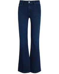 PAIGE - Button-Fastening Flared Jeans - Lyst