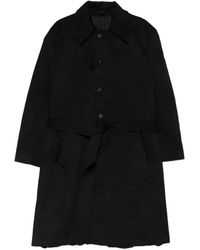 K'ANG - Belted Button-Up Coat - Lyst