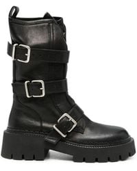 Vic Matié - Bottines Stivale Rock À Semelle Épaisse - Lyst