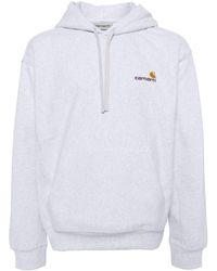 Carhartt - Embroidered-logo Hooded Sweatshirts - Lyst