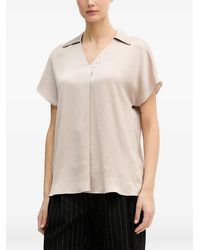 Joseph Ribkoff - Collared V-Neck Top - Lyst