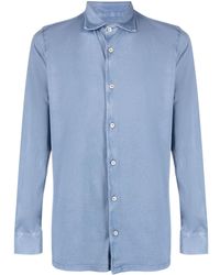 Fedeli - Long-sleeve Cotton Shirt - Lyst