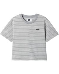 Izzue - Striped Round-Neck T-Shirt - Lyst