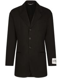 Dolce & Gabbana - Cotton Gabardine Blazer - Lyst