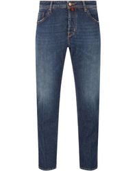 Jacob Cohen - トップステッチ ジーンズ - Lyst