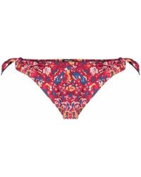Isabel Marant - Floral-Print Bikini Bottoms - Lyst