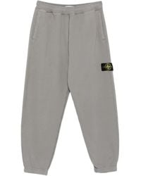 Stone Island - Cotton Track Pants - Lyst