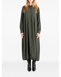 Societe Anonyme - Le Panier Long-Sleeve Bubble-Hem Maxi Dress - Lyst
