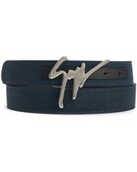 Giuseppe Zanotti - Cinturón Giuseppe con letras del logo - Lyst