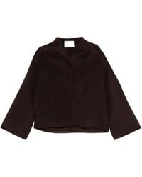 Soft Goat - Concealed-Fastening Boxy Jacket - Lyst