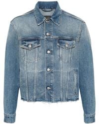 MM6 by Maison Margiela - Denim Jackets - Lyst