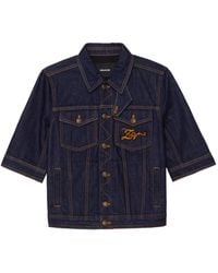 Zadig & Voltaire - Kyo Denim Jacket - Lyst