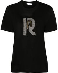 Rabanne - T-Shirt Con Decorazione - Lyst