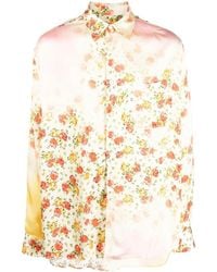 Marni - Floral-Print Long-Sleeve Shirt - Lyst