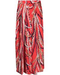 Roseanna - Ninon Sevigny Chain-print Silk Skirt - Lyst