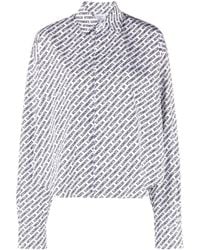 Vetements - Popeline-Hemd mit Logo-Print - Lyst