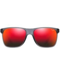 Maui Jim - Pailolo Matte Rectangle-Frame Sunglasses - Lyst
