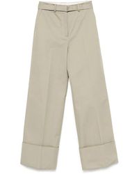 Lanvin - ベルテッド パンツ - Lyst