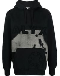 1017 ALYX 9SM - Logo-Embroidered Cow-Print Hoodie - Lyst