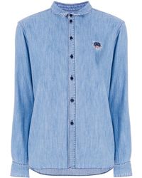 KENZO - Camisa Vaquera - Lyst