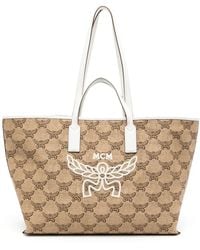 MCM - Medium Himmel Shopper Bag - Lyst