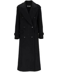 Al Duca d'Aosta - Notched-Lapel Double-Breasted Coat - Lyst