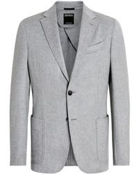 ZEGNA - Oasi Single-Breasted Cashmere Blazer - Lyst