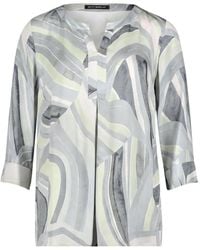 Betty Barclay - Abstract-Print Three-Quarter-Sleeve Top - Lyst