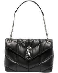 Saint Laurent - Medium Loulou Leather Shoulder Bag - Lyst