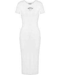 Moschino - Printed Midi Dress - Lyst