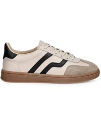 GANT - Suede-Panelled Lace-Up Sneakers - Lyst