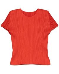 Pleats Please Issey Miyake - Pleated Top - Lyst