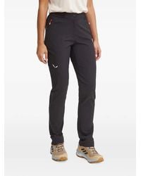 Salewa - Durastretch Logo-Print Trousers - Lyst