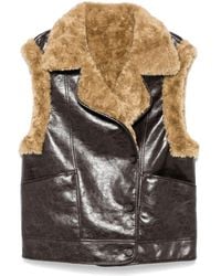 Urbancode - Faux-Leather Gilet - Lyst