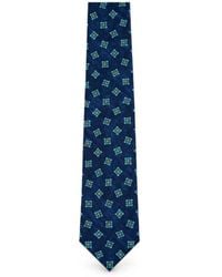 Kiton - Floral-Print Silk Tie - Lyst