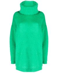 Gucci - Brushed Mohair Jumper Dress - Lyst