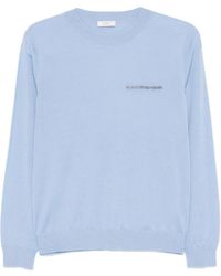 Peserico - Maglione Girocollo Con Ricamo - Lyst