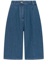 Seventy - Button Shorts - Lyst