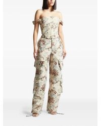 Manière De Voir - Bonnie Korset Top Met Bloemen Jacquard - Lyst
