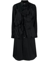 Comme des Garçons - Abito Midi Con Applicazione - Lyst