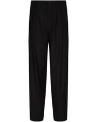Giorgio Armani - Pleated-Front Trousers - Lyst