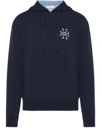 Jacob Cohen - Logo-Intarsia Hoodie - Lyst