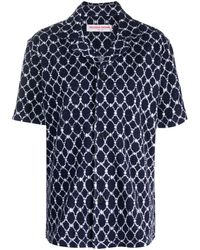 Orlebar Brown - Howell Geo Short-sleeve Shirt - Lyst
