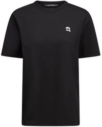 KARL LAGERFELD - Ikon Klub T-Shirt - Lyst