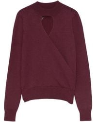 Twinset - Maglione Con Apertura A Goccia - Lyst