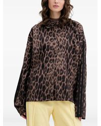 adidas - Leopard-Print Jacket - Lyst