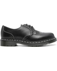 Dr. Martens - Contrast-Stitching Leather Derby Shoes - Lyst